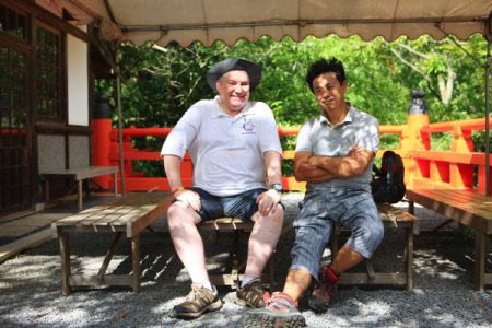 グラムガードナー氏とダウジングツアー_鞍馬のエネルギー測定16