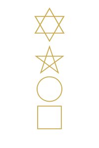 金銀の古代療法の基本図形＿神聖幾何学