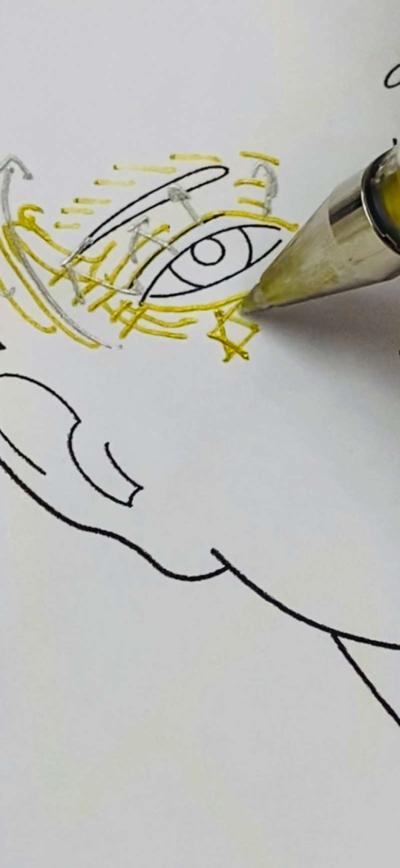 ペンで描くだけで小顔効果