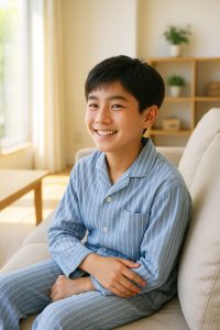 熱も下がりすっかり元気に