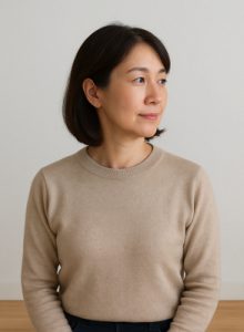 首コリ肩こり施術前