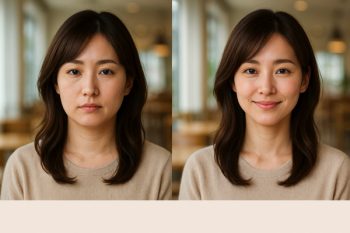 金銀の古代療法 小顔施術 ビフォーアフター2